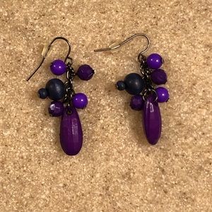 Premier Designs Plumberry Purple Earrings